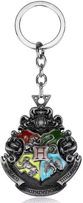 BBG FK_Harry Potter Keychain Souvenir Quarters Badge School Badge Metal Keychain Key Chain