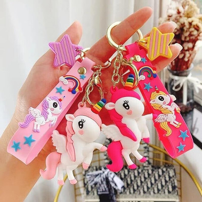 BBG FK_Unicorn jumping premium quality pvc combo set keychain Key Chain