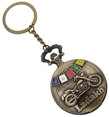 BBG FK_Ladakh Bike Tibetan Stylish vintage pocket watch design keychain Key Chain