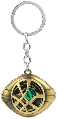 BBG FK_Avengers Hero Dr Strange eye of Agomotto metal keychain Key Chain