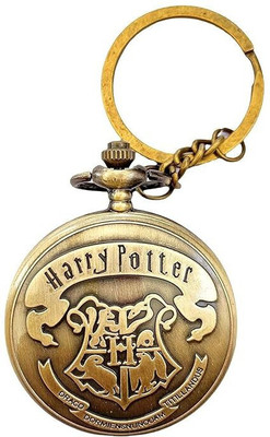BBG NEW_Harry Potter Analog Antique Pocket Watch Keychain Key Chain