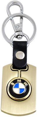 ABEL Metallic Swinging Logo Locking Keychain - GOLDEN Key Chain