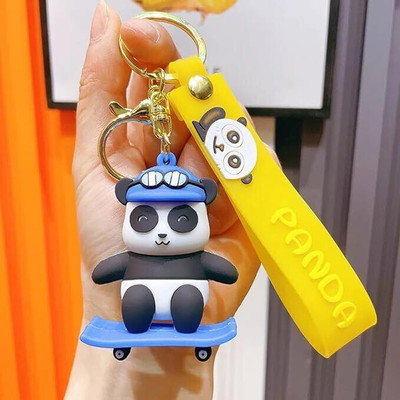BBG FK_Panda Dart Board premium quality pvc keychain Key Chain