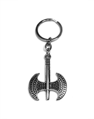 ABEL Axe Keychain Key Ring Charm for Boys Men Car Bike Keyring Key Chain