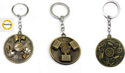 GSV Thor Hunter,Hammer,Harley Bike Rotating Keychain best quality keychain Key Chain