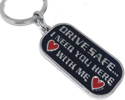 ABEL DRIVE SAFE I NEED YOU HERE WITH ME KEYCHAIN Key Chain