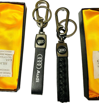 BBG FK_Audi Car stripped attractive knitted best combo set keychain Key Chain