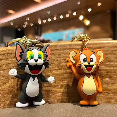 BZILO Combo Tom And Jerry Keychain for Couples Gift Design and Color May Vary C14 Key Chain