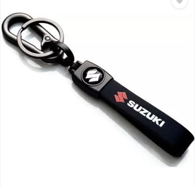 BIZOLO Maruti Suzuki Heavy Duty Excellent Quality Key Ring -Metal/Leather Key Chain