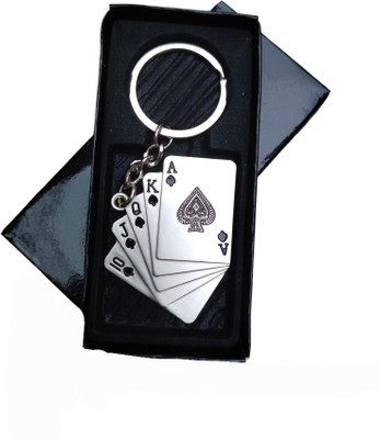 ABEL Premium Stainless Steel Card Metal Keychain For Gifting With Key Ring Anti-Rust Key Chain