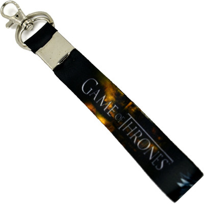 ABEL Game of Thrones Quality Fabric Black Hook Long Key Chain Key Chain