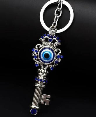BBG FK_Key Design Evil Eye Keychain Crystal alloy Keyring for Gift men & woman Key Chain
