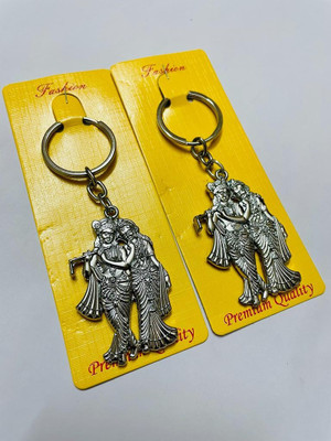 BBG NEW_Lord Radhe Krishna High quality metal combo set keychain Key Chain