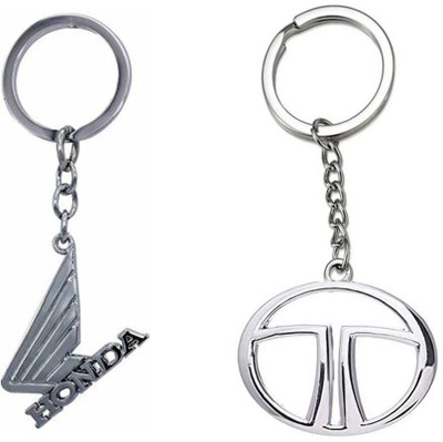 GSV Tata,Wings HondaLogo silver metal Keychain best quality keychain Key Chain