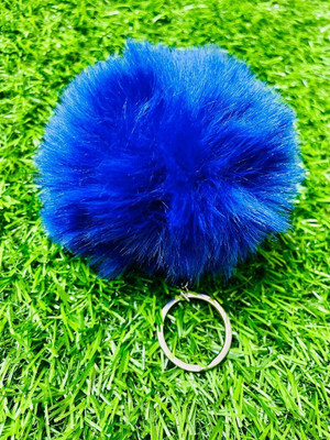 BBG NEW_Cute Soft Fur Pompom attractive keychain Key Chain