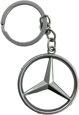 ABEL Mercedes Chrome Keychain Logo Key Chain