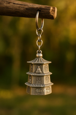 GT Gala Time Elegant Guardian Bell Lucky Keyholder for Bag Bike Rakhi Gifitng Kids Girls Boys Key Chain