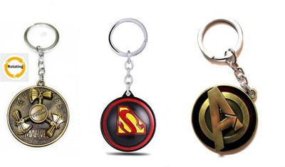 GSV Thor Hunter,Superman,Avenger A Logo Rotating Keychain best quality keychain Key Chain