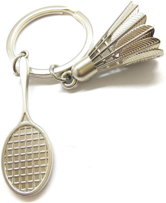 ABEL Badminton Metal Key ring & Keychain Bike Car Man Boys Key Chain
