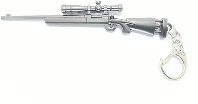 ABEL PUBG Real 3D Metal Body M24 SES Sniper Weapon Key Chain