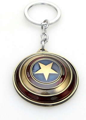 ABEL Marvel Super Hero The Avengers Captain America Shield Key Chain