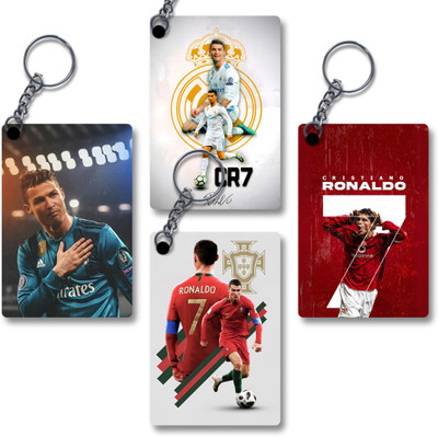 SP CRAFTS Ronaldo Keychain Set – Stylish Combo for Fans & Friends Key Chain