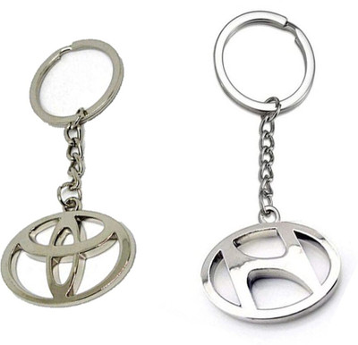csv Hyundai,Toyota Logo silver metal Keychain best quality keychain Key Chain