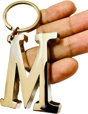 BBG FK_Trendy Alphabet M high quality heavy latest design keychain for cars/bikes Key Chain