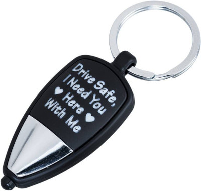 ABEL Drive Safe I need you Here with Me Engraved Key chain Key Chain Key Chain