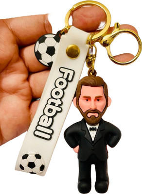 BBG FK_Famous Trendy Messi Football 3D keychain strap Key Chain