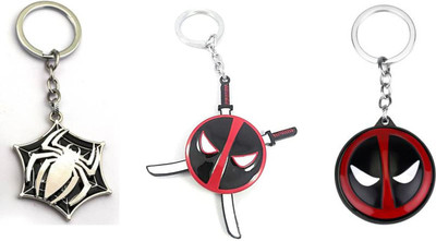 GSV Spider,Deadpool swords,Deadpool Rotating Keychain best quality keychain Key Chain