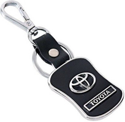 ABEL Toyota Car Logo Full Metal Black Locking Key Ring Key Chain