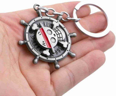 ABEL One Pcs Spin Keyrings Keychain For Kids & Anime Lover [Pack Of: 1, Silver] Key Chain