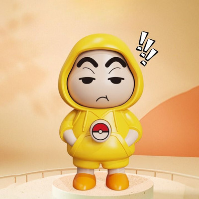 Bitline Shinchan Keychain with 3 Expressions Face Changing 3D Cartoon Special for Gift Key Chain