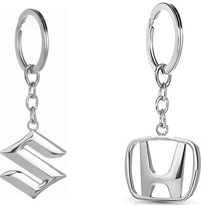 GSV Honda,Suzuki Logo silver metal Keychain best quality keychain high quality Key Chain