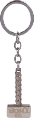 ABEL Thor Hammer Metal Silver Key Ring Key Chain