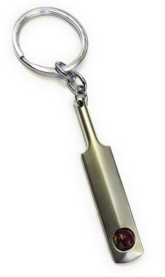 ABEL Get 1pcs Random Color of this Cricket Bat Metal Keychain |Key Ring for Bike Car Key Chain