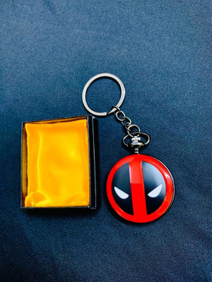 BBG NEW_Deadpool SUperhero premium quality pocket watch keychain Key Chain
