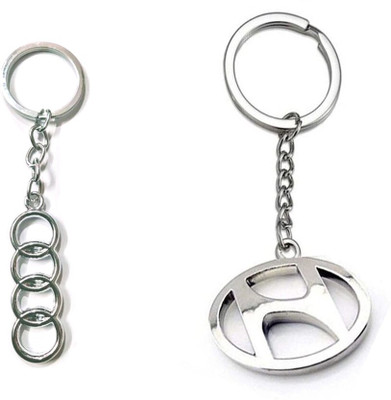 GSV Hyundai,AudiLogo silver metal Keychain best quality keychain Key Chain