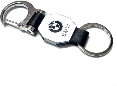 ABEL Premium Leather Metal Hook Locking Keychain Design For Bike Car Men Key Chain