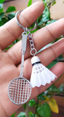 SRG Badminton and Shuttle Keychain_KC Key Chain