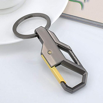GSV Double Car Ring Business for Men, Black Key Chain