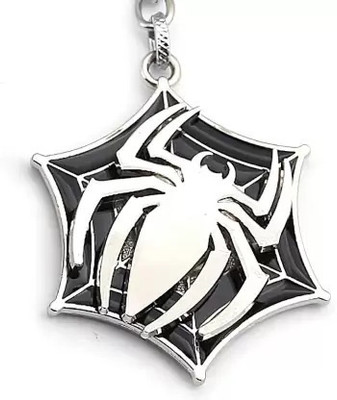 csv Rotating Silver&black Animal Spider Keychain best quality Key Chain