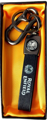 BIZOLO Royal Enfield Keychain in premium Metal finish | Heavy Duty Key CHAIN Key Chain Key Chain