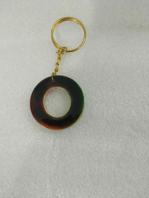 SN Resin O Resin Letter Keychain, Resin Alphabet Keychain, Keyring Key Chain