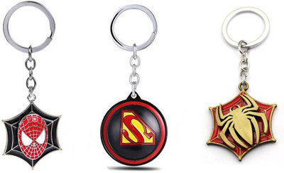 GSV Spiderman,Superman,SpiderRotating Keychain best quality keychain Key Chain