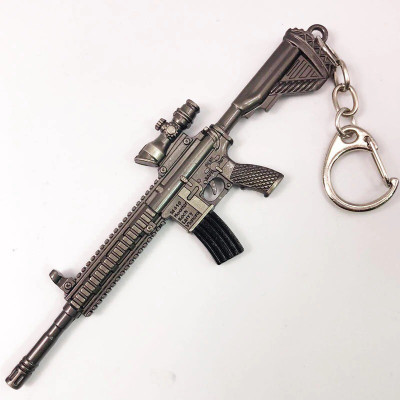 ABEL 12cm PUBG 5.56mm Rifle M416 Model Key Chain