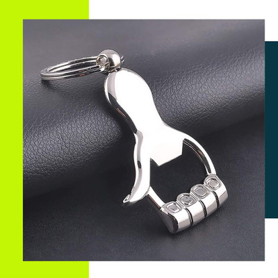GSV Hand Bottle Opener with keyring for men women Key Chain