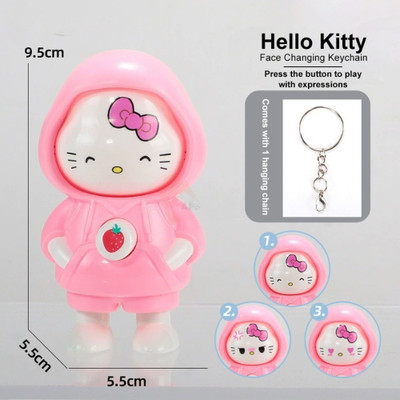 pap Hello Kitty Expression Changeable Toy Key Chain