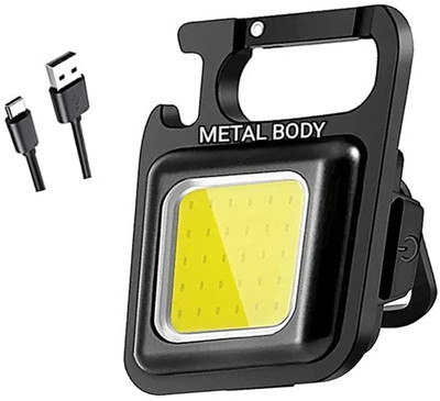 AFFENDS Mini Keychain, Rechargeable 3 Modes Portable Pocket Led light Flashlights Key Chain